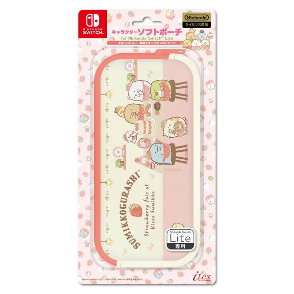 【新品】【NSHD】キャラクターソフトポーチ for ニンテンドーSWITCH Lite すみっコぐ...