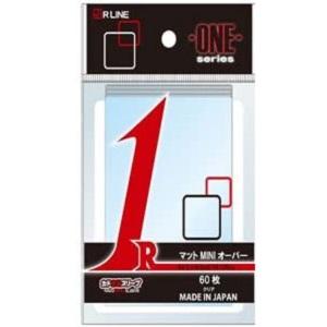 R LINE カドまるスリーブ ONEシリーズ マットオーバー 60枚 : ホビー
