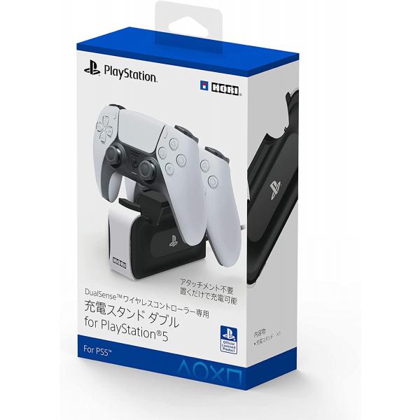 【新品】【PS5HD】DualSensワイヤレスコントローラー専用 充電スタンドダブルfor Pla...