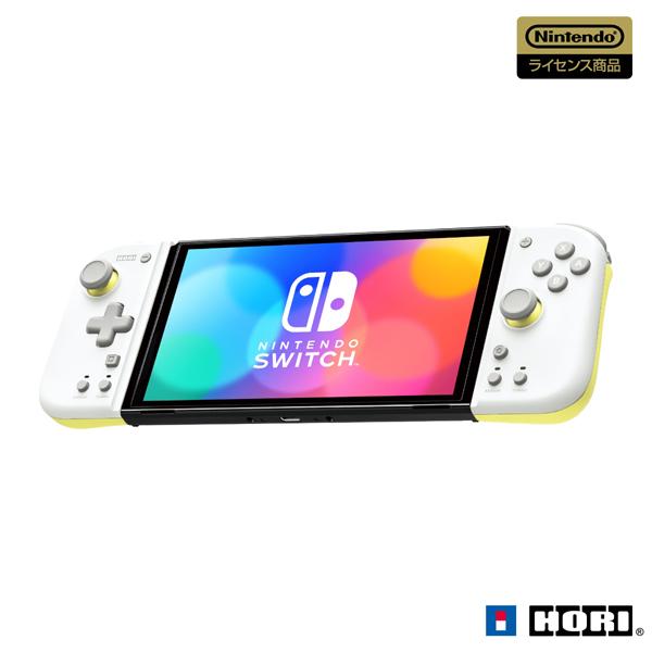 【新品】【NSHD】グリップコントローラーFit for Nintendo Switch ライトグレ...