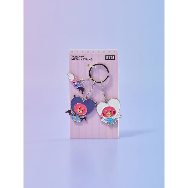 [メール便OK]【新品】【keyholder_chain】メタルキーリングセット(Angel &amp; V...