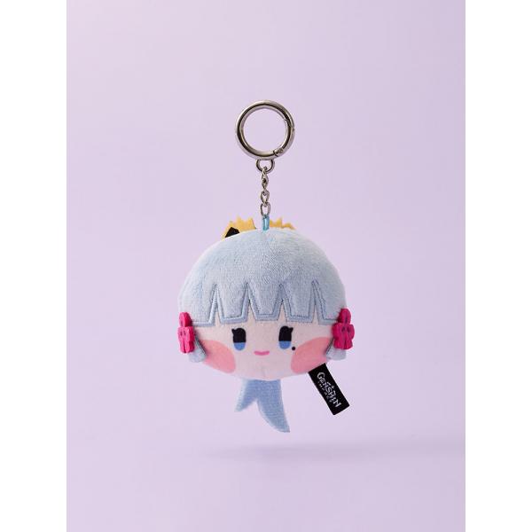 【新品】【b2cchara_goods_key】原神minini 神里綾華 ぬいぐるみキーリング[お...
