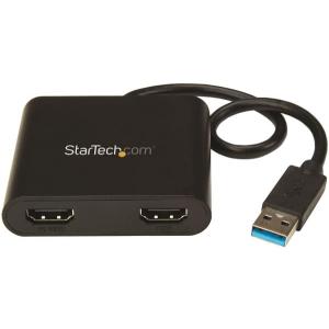 訳あり【新品】【開封品】StarTech.com USB 3.0対応デュアルHDMIディスプレイアダプタ/1x 4K30Hz & 1x 1080｜asakusa-mach