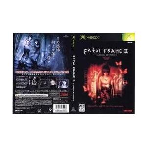 フェイタルフレイム2クリムゾンバタフライ【中古美品・xbox日本版 XBOX フェイタルフレーム2 FATAL FRAME2 クリムゾンバタフライ零