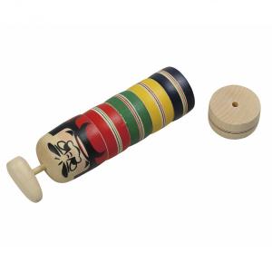 でんでん太鼓 皮 玩具 昭和 おもちゃ （o昭7108） 太鼓 子供 小物