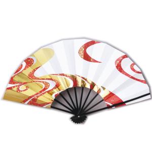 舞扇子 桜 黒 赤 金 日本製 日本舞踊 扇子箱付 （g撰288） 舞扇 踊り