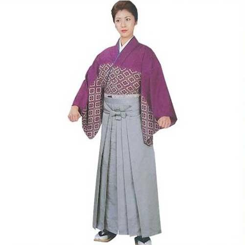 無地 袴 染 特選 グレー （f8 mi8556） 無地袴 染無地袴 はかま 舞台 衣装 日本舞踊 ...