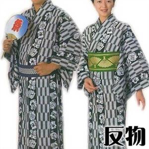 浴衣 生地 反物 布 綿100％ トンボ柄 紺地に白 長50cm単位 和柄 とんぼ