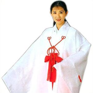特価品 装束 神職 神官 巫女 千早 ポリエステル 千早 ちはや 巫女 舞衣 衣裳 仕立上り （s870） 巫女用 神社 神官 衣装