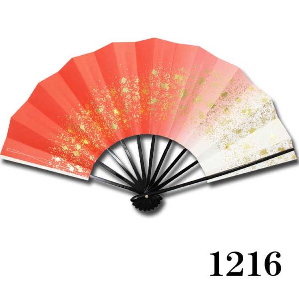 舞扇子 天の川 赤 黒塗り 日本製 日本舞踊 （g愛1216） 安い 舞扇 踊り 扇子 せんす よさ...