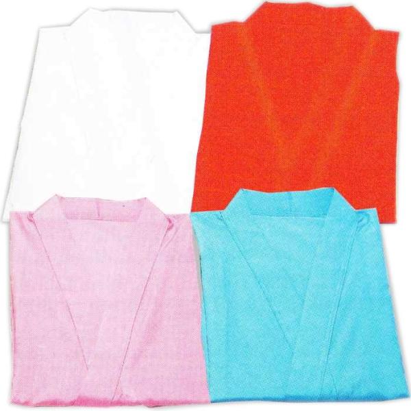 半襦袢 デシン 白 赤 ピンク 水色 着物 和装 下着 （s新2801-04） レディース 襦袢 和...