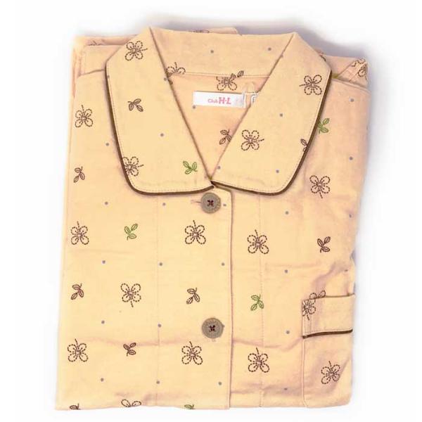 レディース パジャマ リラックス ルームウエア Club H L 婦人 クローバー 冬 温かい 起毛...