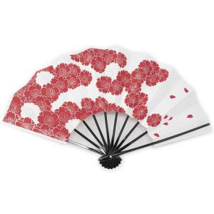 舞扇子 赤 紫 黒塗り 金銀箔 日本製 日本舞踊 扇子箱付 （go305） 舞扇