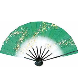 (157)舞扇　6本セット　砂子　緑　銀　詩吟　舞踊　扇子 舞扇子 流水 緑 黒塗り 日本製 日本舞踊 （g愛1203） 安い 舞扇 踊り