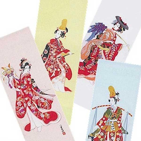 手ぬぐい 藤娘 八重垣姫 友禅染 手拭い 踊り 祭 舞踊柄 （s5092・95） てぬぐい プレゼン...