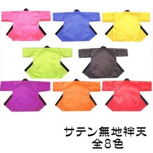 TUBE あー夏祭り　ハッピ　法被　半纏　超レア商品　写真5.6枚目を確認して！ 法被 半纏 水色 ブルー サテン 無地 はっぴ ハッピ 祭 メンズ