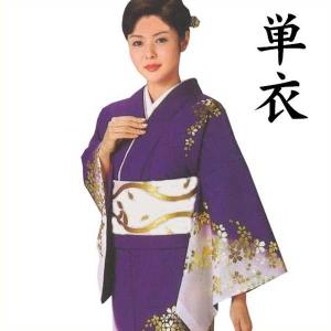 踊り 着物 舞踊 絵羽 反物 紫 藤 当店限定商品 : ODORI Company - 通販
