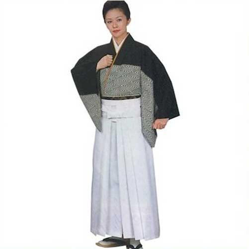 無地 袴 染 特選 白 （f11） 無地袴 染無地袴 はかま 舞台 衣装 日本舞踊 取寄せ商品