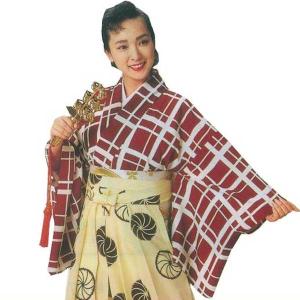 たっつけ袴 金 黒 箔押 縞 南京玉すだれ 手古舞 袴 （s策8708） 仕立