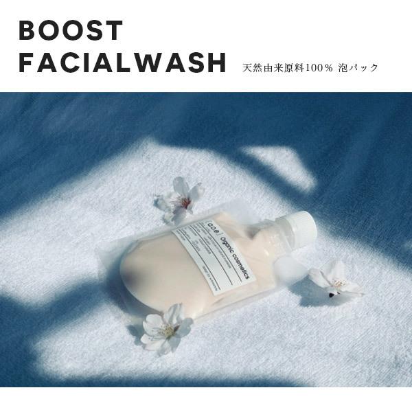 Boost Facial Wash( 泡パック洗顔料 ）【敏感性乾燥肌・混合肌・ノーマル肌用】オーガ...