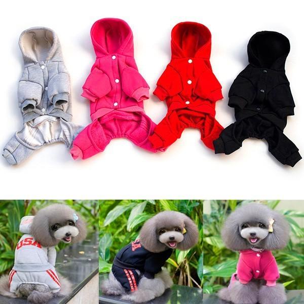 犬服　ドッグウェア　パーカー　トレーナー　USA