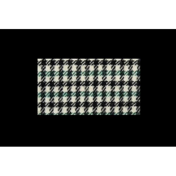 レストア用シート生地　ポルシェ・ぺピタ(Pepita)　ホワイト／ブラック／グリーン