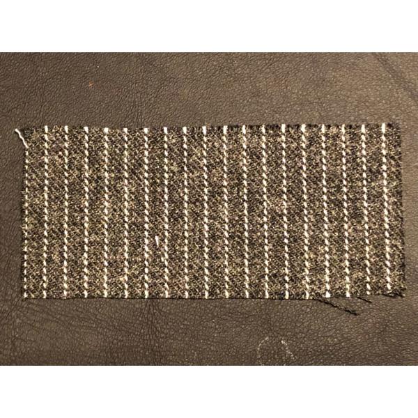 レストア用シート生地　ポルシェ・ドットストライプ　グレー／ホワイト