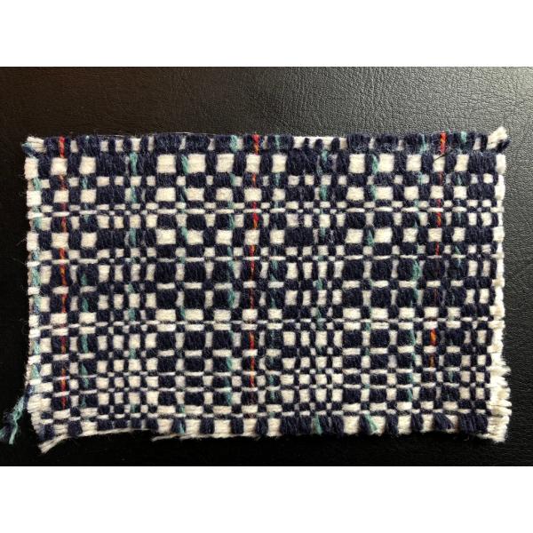 レストア用シート生地　ポルシェ・ジュビリー　ブルー／ホワイト