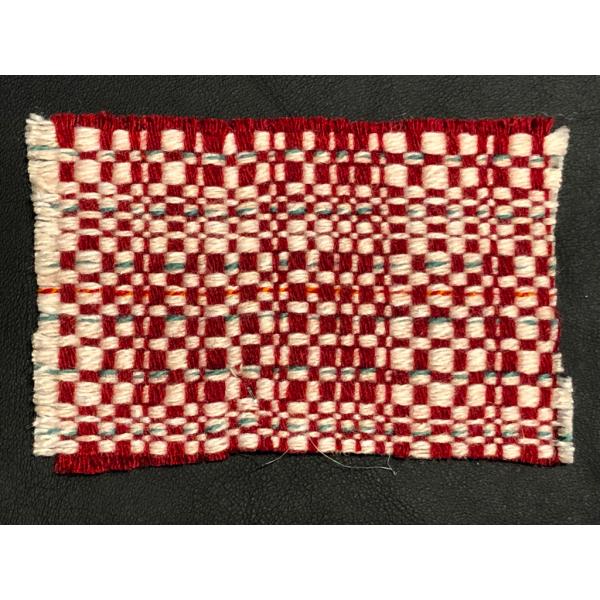 レストア用シート生地　ポルシェ・ジュビリー　レッド／ホワイト