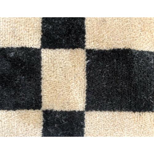 レストア用シート生地　ポルシェ・パシャ　ブラック／クリーム