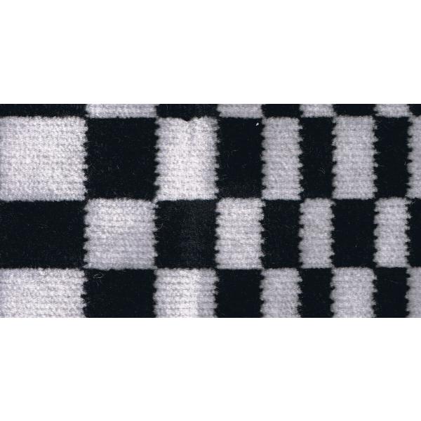 レストア用シート生地　ポルシェ・パシャ　ブラック／ホワイト