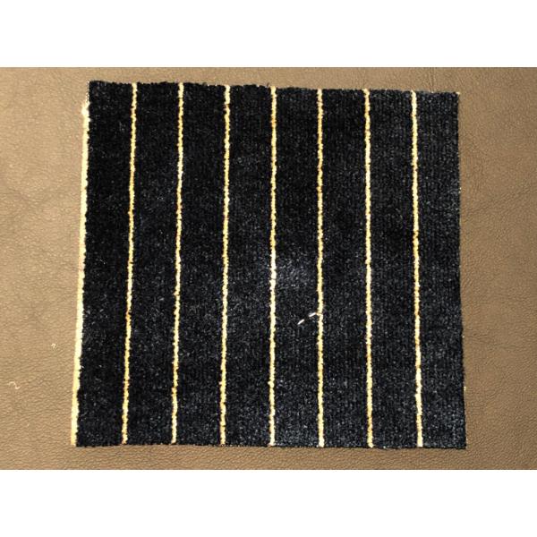 レストア用シート生地　ポルシェ・ピンストライプ　ブルー／ベージュ