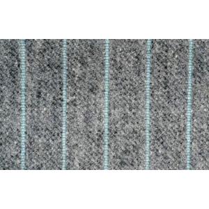 レストア用シート生地　ポルシェ・ピンストライプ　グレー／ターコイズ