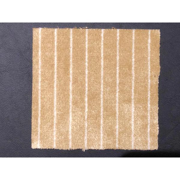 レストア用シート生地　ポルシェ・ピンストライプ　サンド／クリーム