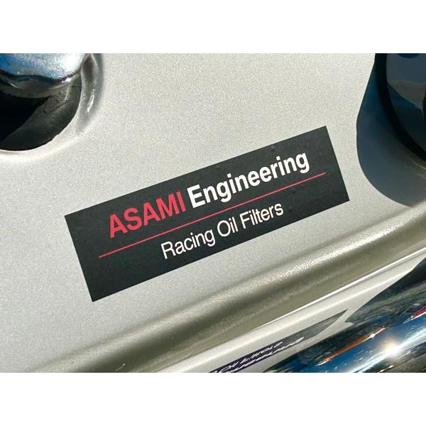 アサミエンジニアリング・ロゴステッカー (シルクスクリーン）