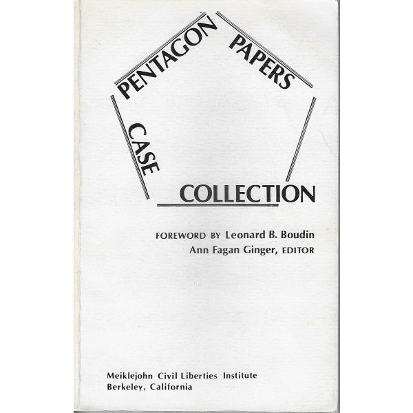 Pentagon Papers case collection : annotated proced...