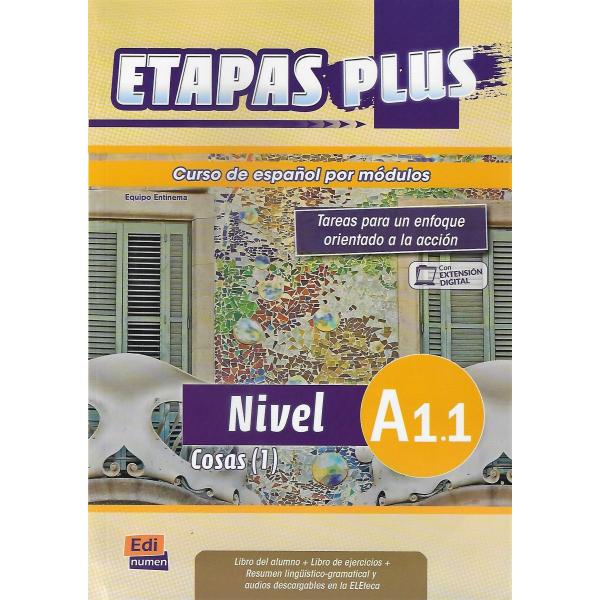 Etapas Plus A1.1: Student Book + Exercises + CD