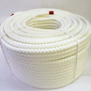 ポリエステルF8打ロープ白14mm100ｍ巻き
