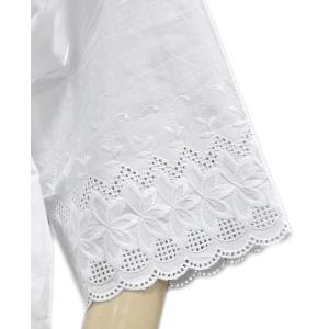 女物 半衿付き バチ衿 肌襦袢 - M・Lサイ...の詳細画像3