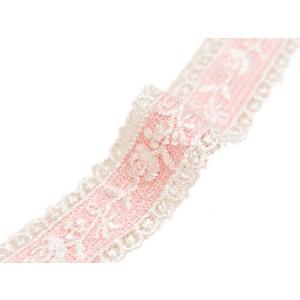 女物 浴衣用 レースあそび 飾り紐 -ピンク色...の詳細画像4