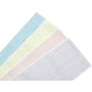 女物　本麻　半衿　-細縞/青・黄・ピンク・紫-　全4色　[