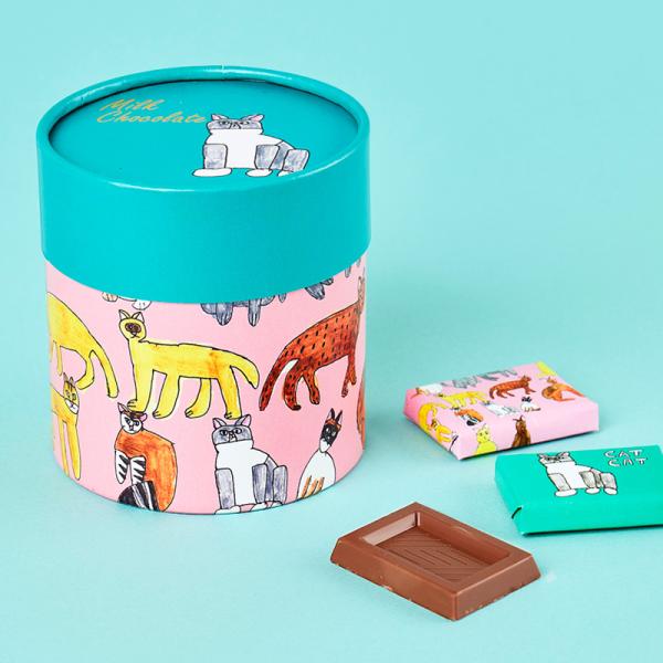 Artisan アートBOX フェアトレードミルクチョコレート（ディレクターキャット） 44g（5....