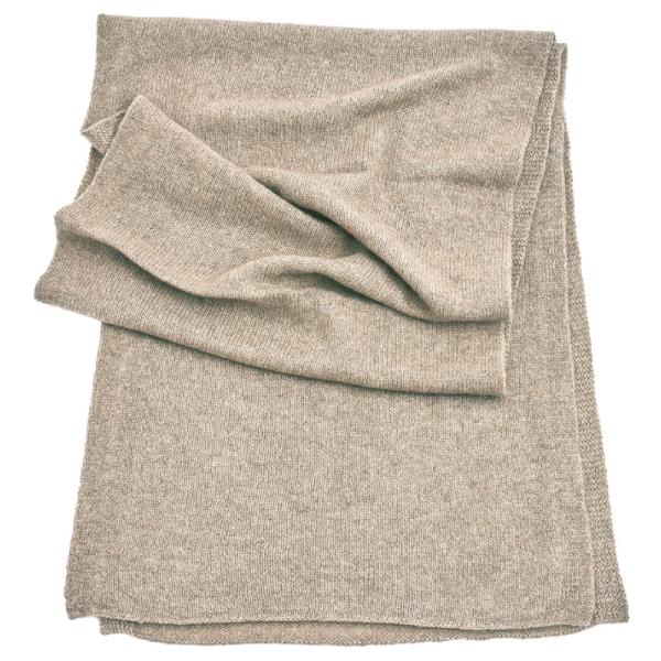 カシミヤ100% ストール（ベージュ）