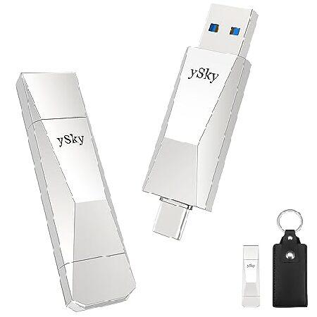 特別価格ySky 256GB USB 3.2 SSD ソリッドステートフラッシュドライブ 500MB...