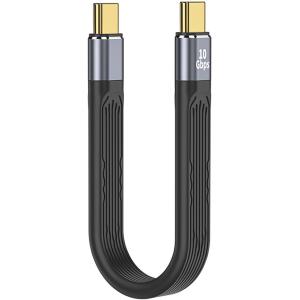USB Type CtoC ケーブル USB3.1 10Gbps高速データ転送 4K@60Hz映像出...