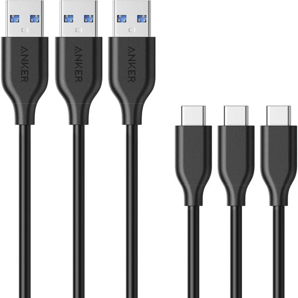 Anker USB Type C ケーブル PowerLine USB-C &amp; USB-A 3.0 ...