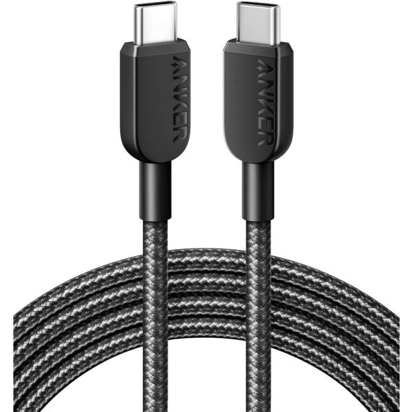 Anker 310 USB-C &amp; USB-C ケーブル 60W USB PD対応 iPhone 1...