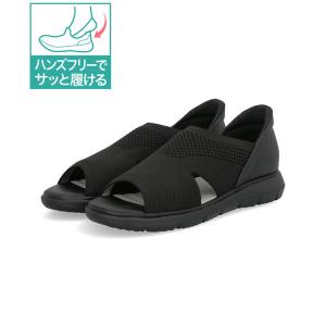 MALL-WALKING BY PANSY モールウォーキングバイパンジー ハンズフリー レディース サマーシューズ 超軽量 幅広3E サンダル 3262 [HF] ブラック