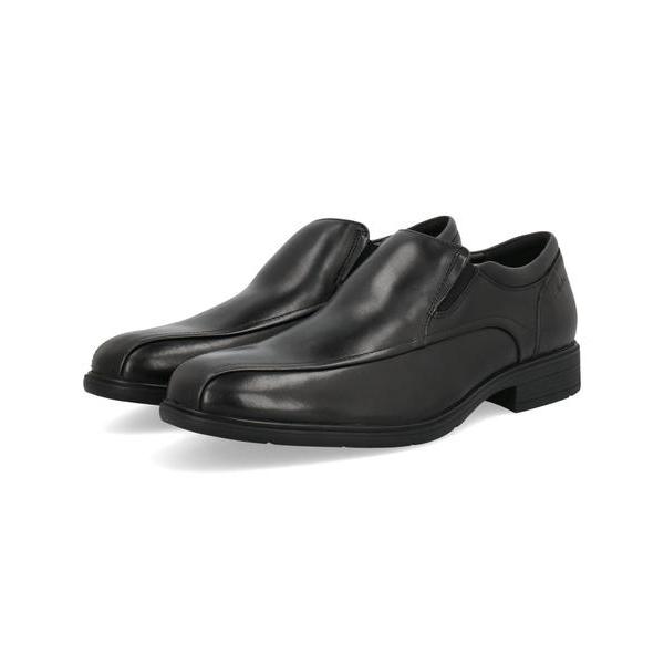 Clarks クラークス STEADWELL STEP 本革 メンズビジネスシューズ スリッポン ス...