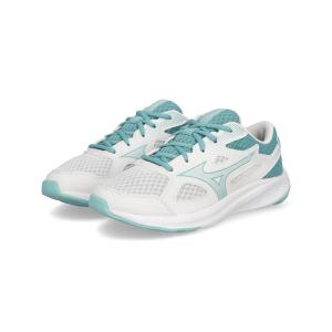 mizuno ミズノ TRADROAD 14 幅広3E 軽量 レディーススニーカー ランニングシューズ トラッドロード14 K1GL260523 ホワイト/グリーン